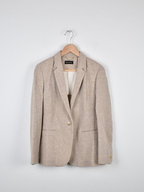 Massimo Dutti Blazer, Gr.M, Baumwolle/Wolle/Alpaka | 2ND STORY 