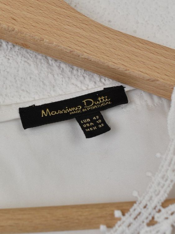 Massimo Dutti Bluse, Gr.42, 100% Baumwolle - Bluse - 2ND STORY