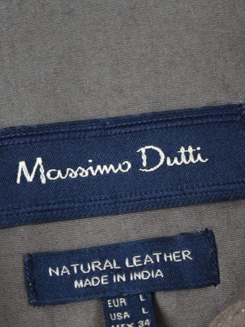 Massimo Dutti Lederhemd, Grösse L - Hemd - 2ND STORY