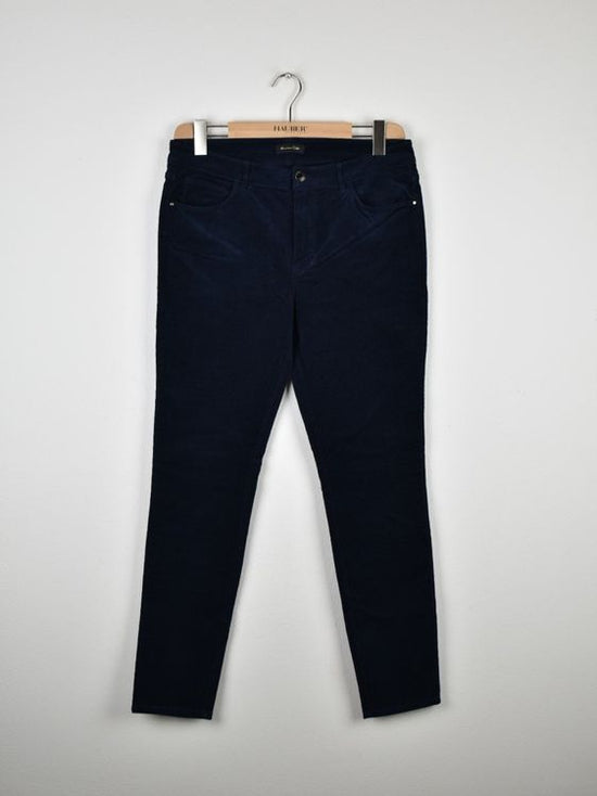 Massimo Dutti Manchester Hose Gr.44, blau