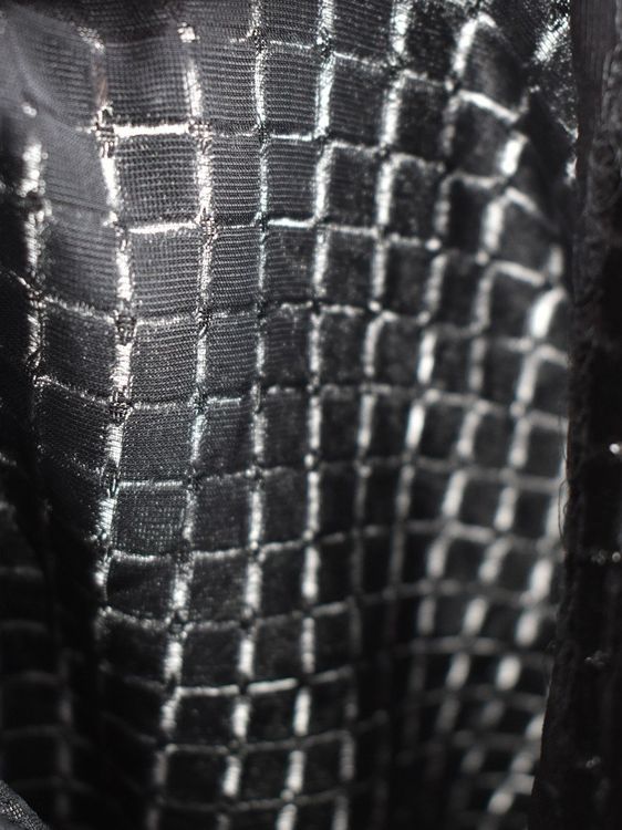 Massimo Dutti Samthose, Gr.42, schwarz mit Steinchen - 2ND STORY