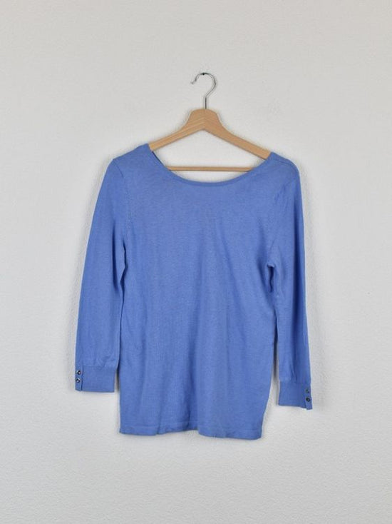 Massimo Dutti Silk Cotton Pullover, leicht, Gr.M - Pullover - 2ND STORY