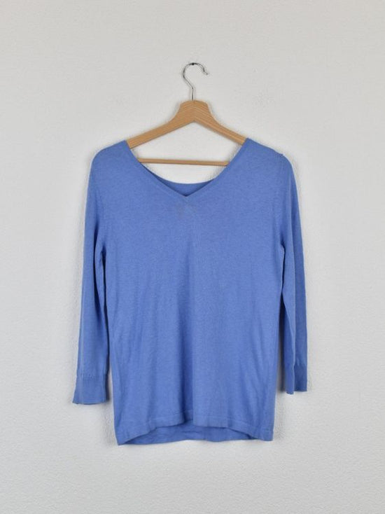 Massimo Dutti Silk Cotton Pullover, leicht, Gr.M - Pullover - 2ND STORY