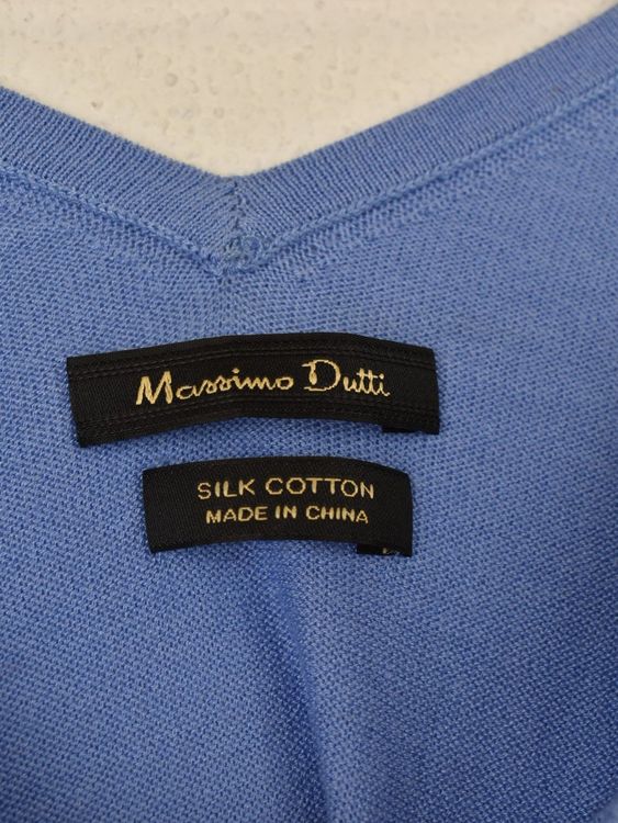 Massimo Dutti Silk Cotton Pullover, leicht, Gr.M - Pullover - 2ND STORY
