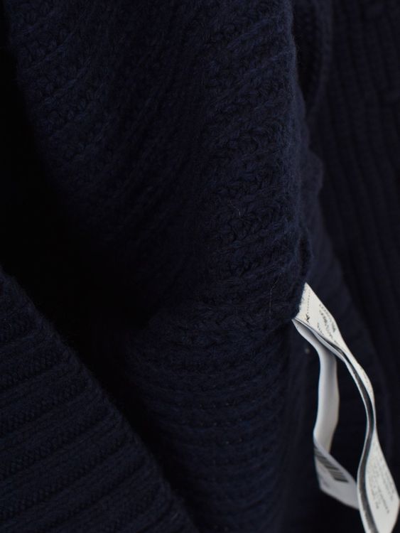 Massimo Dutti Strickpullover, neu, Gr.L, dunkelblau - Pullover - 2ND STORY
