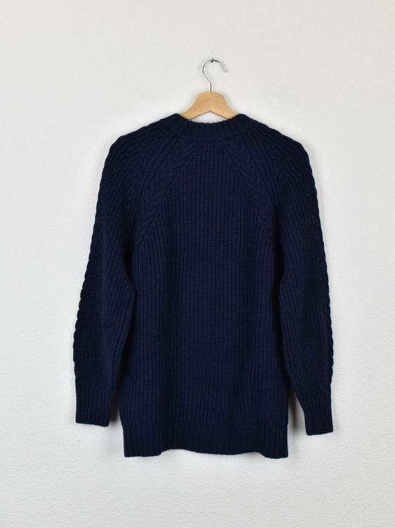 Massimo Dutti Strickpullover, neu, Gr.L, dunkelblau - Pullover - 2ND STORY