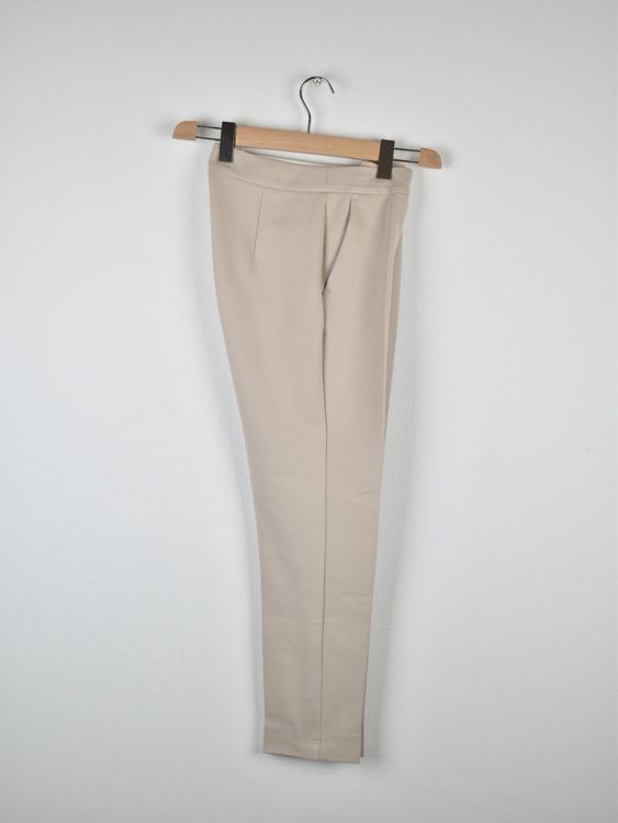 Max Mara Stoffhose Gr.34, beige, 84% Viskose