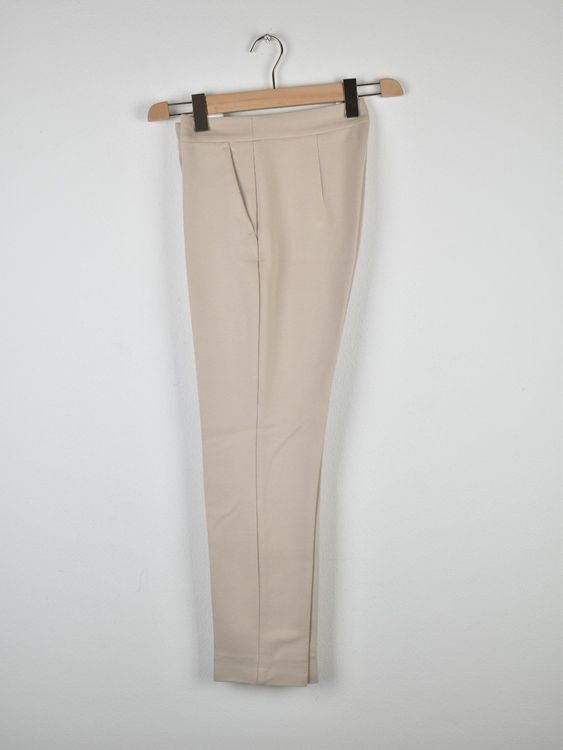 Max Mara Stoffhose Gr.34, beige, 84% Viskose