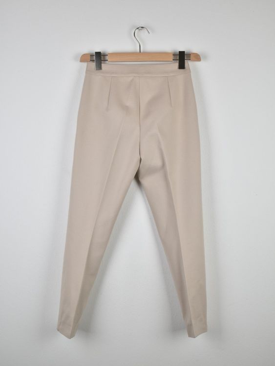 Max Mara Stoffhose Gr.34, beige, 84% Viskose