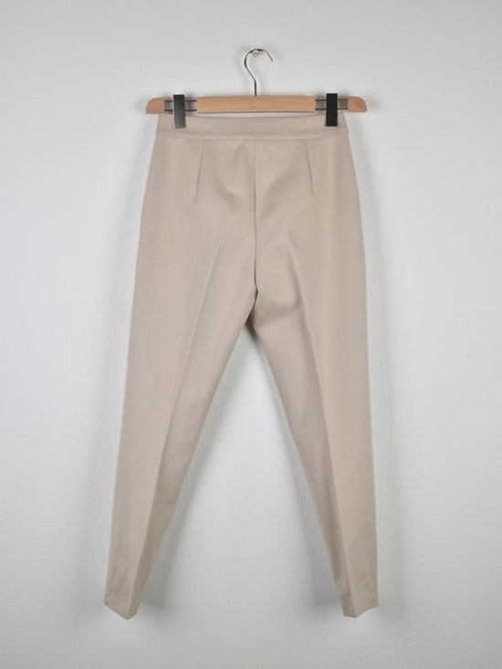 Max Mara Stoffhose Gr.34, beige, 84% Viskose