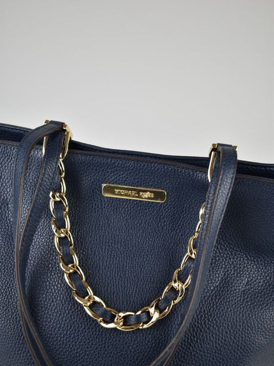 Michael Kors Harper East West Tote Bag, Marineblau - 1