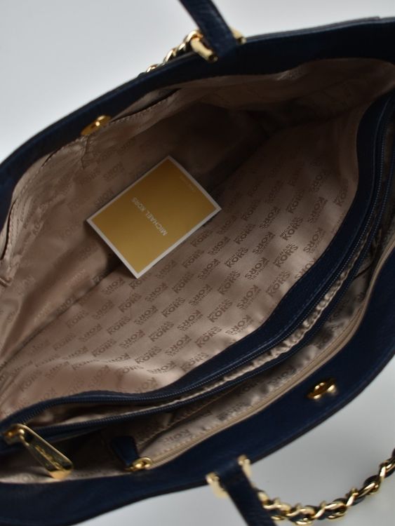Michael Kors Harper East West Tote Bag, Marineblau - 7