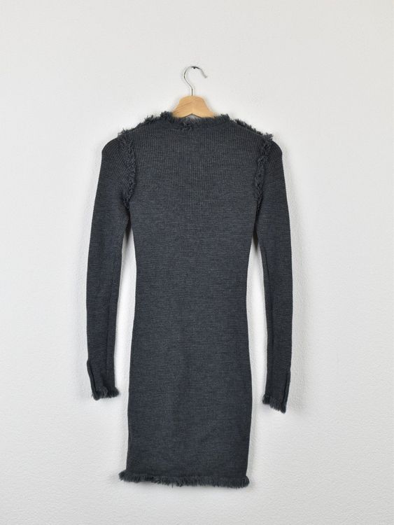 Michael Kors Strickkleid, Merinowolle, grau, Gr.XS - Kleid - 2ND STORY