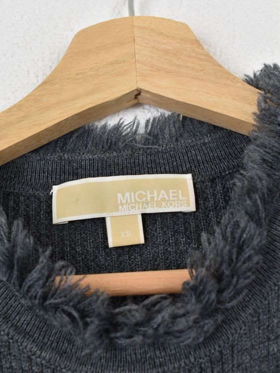 Michael Kors Strickkleid, Merinowolle, grau, Gr.XS - Kleid - 2ND STORY