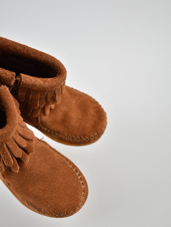 Minnetonka Double Fringe Boots, Gr.24, ungetragen - Stiefeletten - 2ND STORY