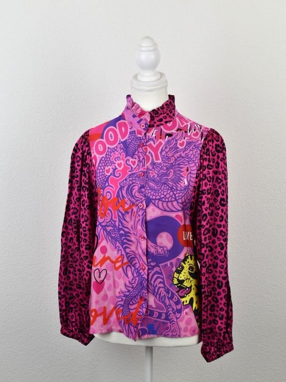 Miss Goodlife Bluse, Gr.XS, Viskose-Satin - Bluse - 2ND STORY