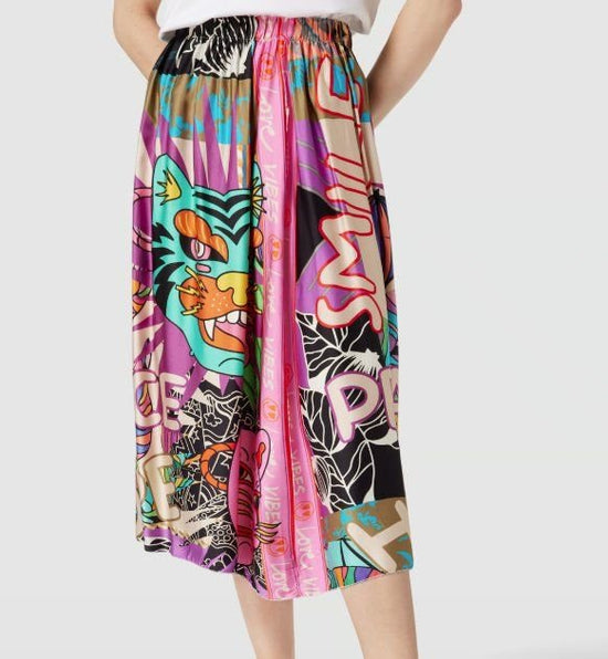 Miss Goodlife Rock, Gr.XS, Viskose-Satin - Rock - 2ND STORY