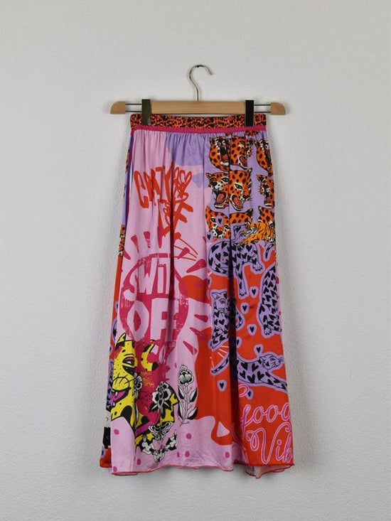 Miss Goodlife Rock, Gr.XS, Viskose-Satin - Rock - 2ND STORY