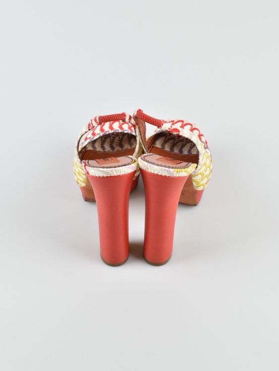 Missoni Slingback-Plateausandalen, Gr.37.5 - Pumps - 2ND STORY