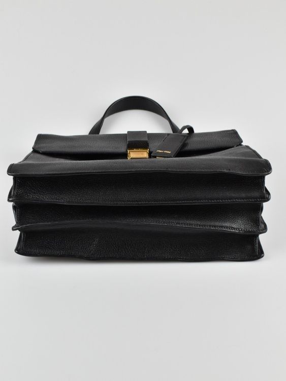 Miu Miu Madras Hand/Umhängetasche, schwarz - Handtasche - 2ND STORY