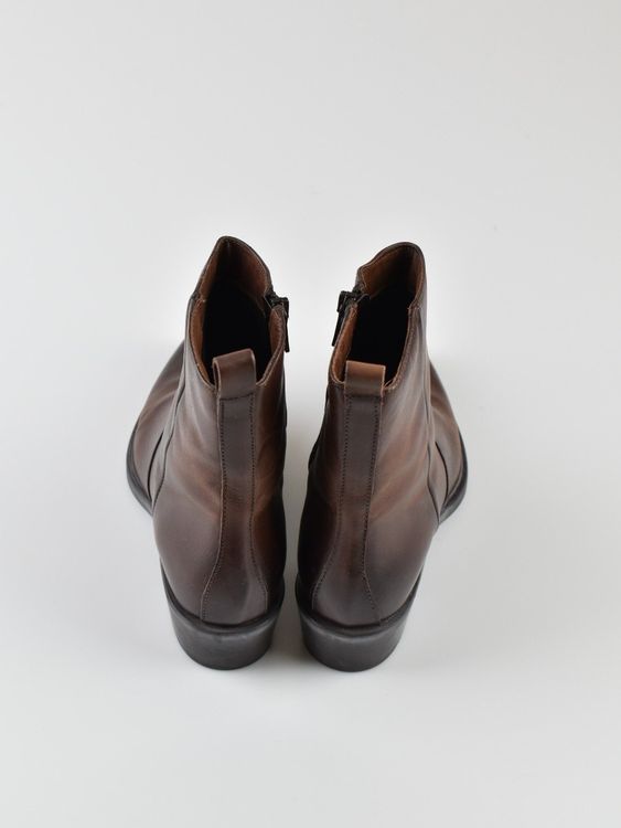 Mjus Stiefeletten, kastanienbraun, Leder, Gr.39, neuwertig - Stiefeletten - 2ND STORY