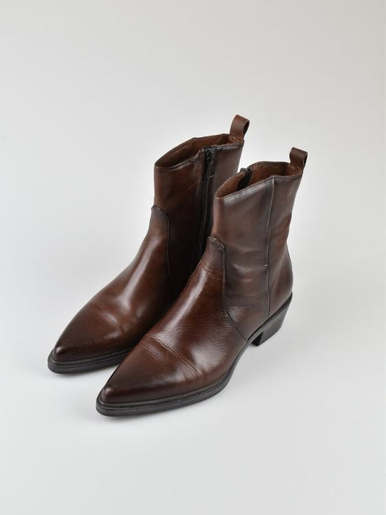 Mjus Stiefeletten, kastanienbraun, Leder, Gr.39, neuwertig - Stiefeletten - 2ND STORY