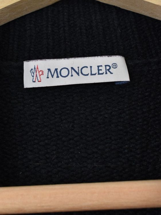 Moncler Girocollo Tricot Kurzarm Pullover, Gr.XS/S