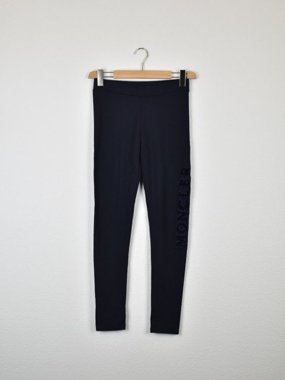 Moncler Junior Leggings, blau, Gr.164 oder XS für Damen - Leggings - 2ND STORY