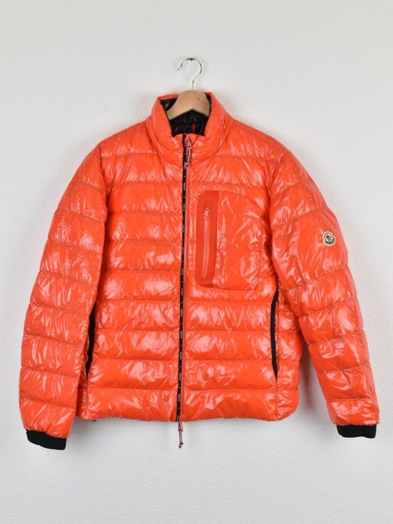 Moncler Maewo Daunenjacke, Gr.2 (M), orange Lack, neuwertig