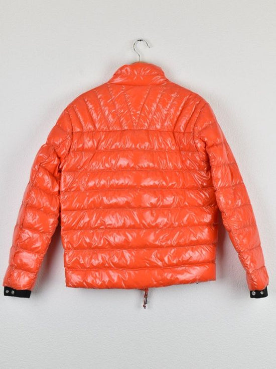 Moncler Maewo Daunenjacke, Gr.2 (M), orange Lack, neuwertig