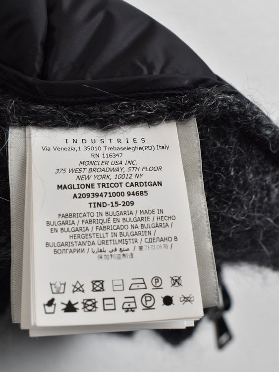 Moncler Maglione Tricot Cardigan, grau, Gr.XL - Strickjacke - 2ND STORY