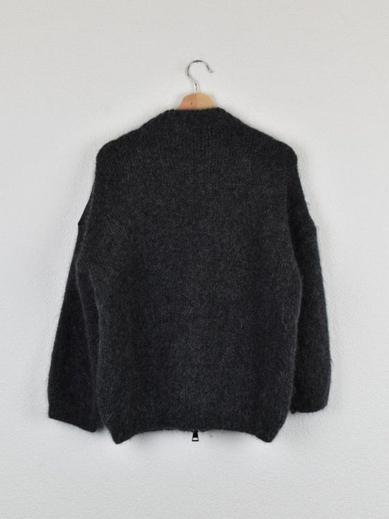 Moncler Maglione Tricot Cardigan, grau, Gr.XL - Strickjacke - 2ND STORY