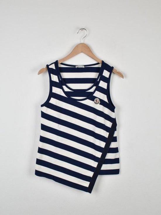 Moncler Tank Top, asymmetrisch, Gr.XS, neuwertig - Top - 2ND STORY