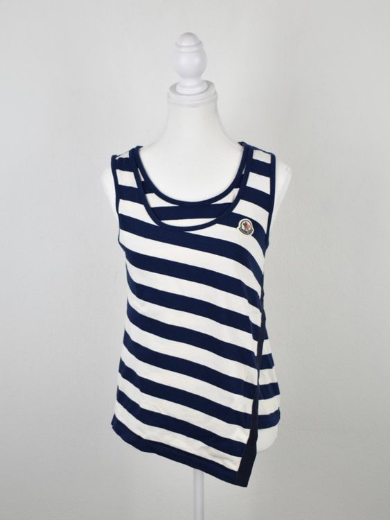 Moncler Tank Top, asymmetrisch, Gr.XS, neuwertig - Top - 2ND STORY
