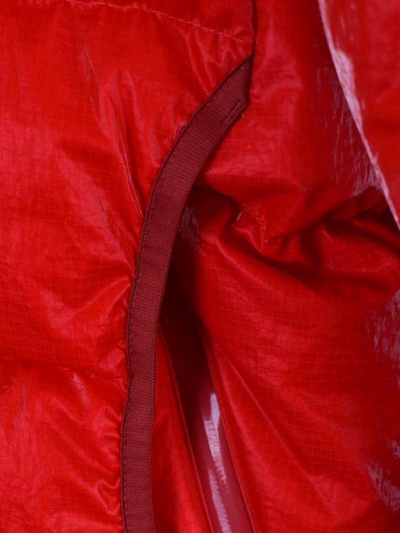 Moncler Verdon Daunenjacke, rot, Lack Nylon, Gr.3 (L) - Jacke - 2ND STORY