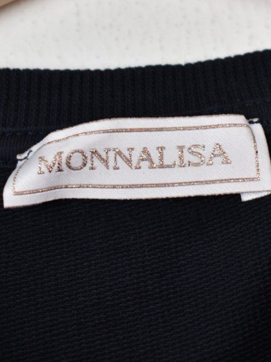 Monnalisa Kleid, Baumwoll - Jersey, Gr.116, blau - Kleid - 2ND STORY