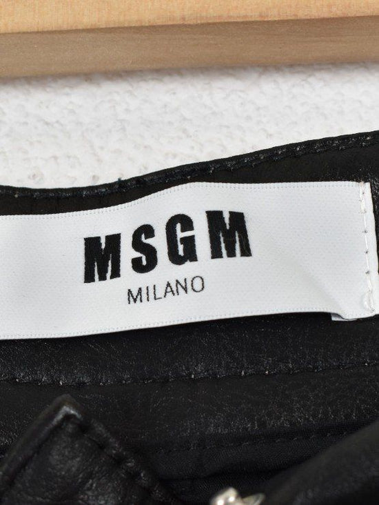 MSGM Kunstlederhose, Gr.36 (IT42), neuwertig - Hose - 2ND STORY
