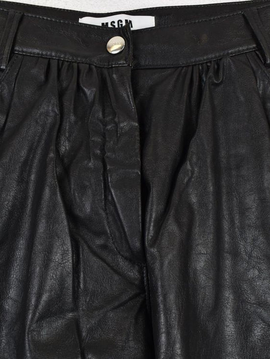 MSGM Kunstlederhose, Gr.36 (IT42), neuwertig - Hose - 2ND STORY