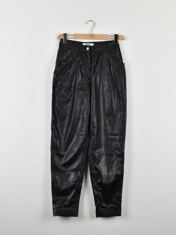 MSGM Kunstlederhose, Gr.36 (IT42), neuwertig - Hose - 2ND STORY