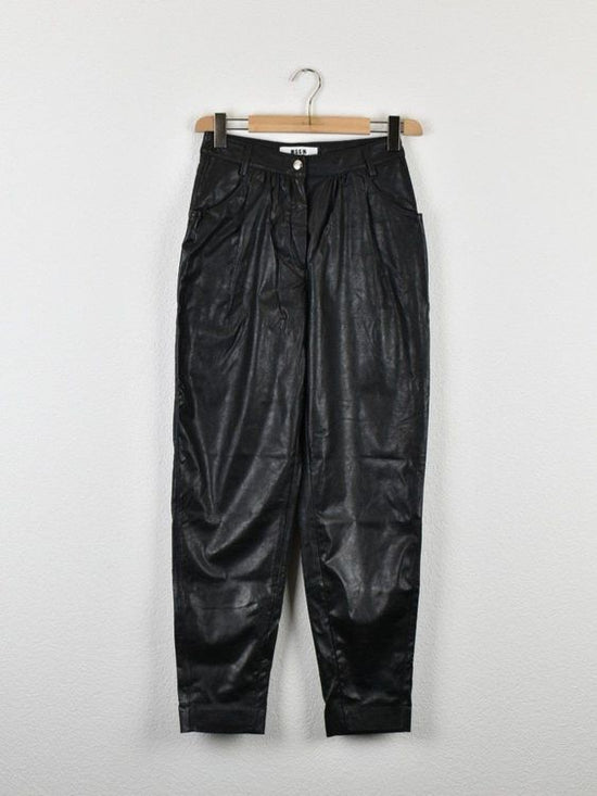 MSGM Kunstlederhose, Gr.36 (IT42), neuwertig - Hose - 2ND STORY