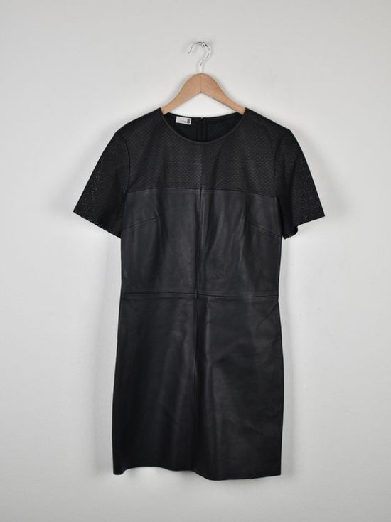MY CONTEMPORARY ESSENTIALS WARDROBE Lederkleid, Gr.S/M - Kleid - 2ND STORY