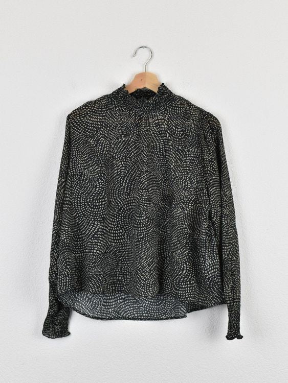 Navyboot Bluse, Gr.38, 100% Baumwolle - Bluse - 2ND STORY