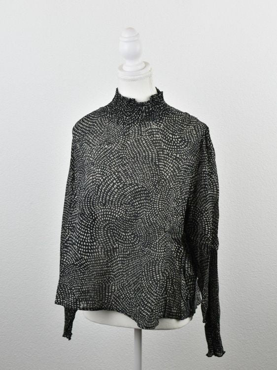 Navyboot Bluse, Gr.38, 100% Baumwolle - Bluse - 2ND STORY