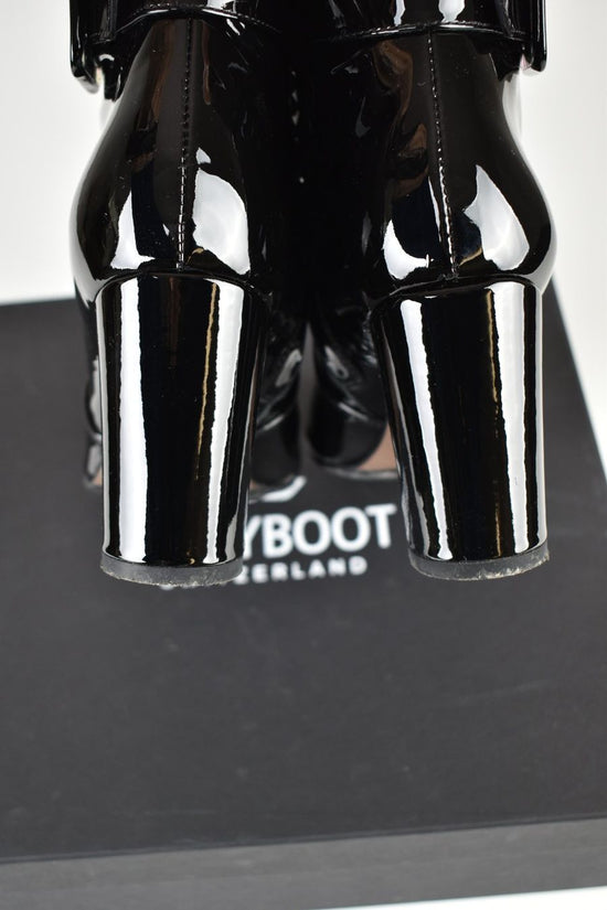 Navyboot Stiefeletten, Lackleder, Gr.39