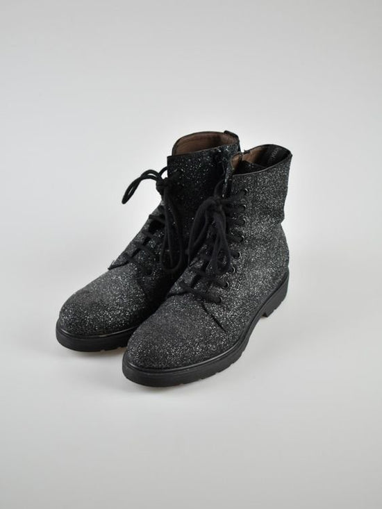 Nero Giardini Boots Gr.38, Schwarz/Glitzer - 2ND STORY