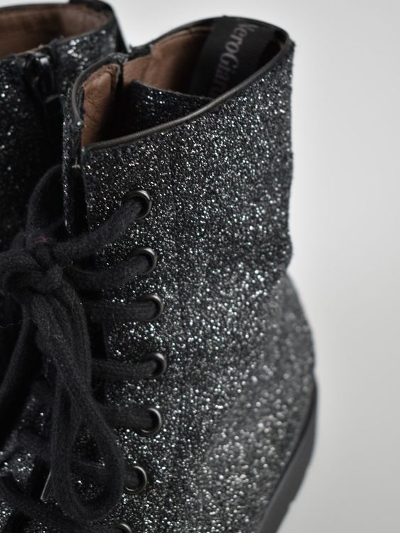 Nero Giardini Boots Gr.38, Schwarz/Glitzer - 2ND STORY