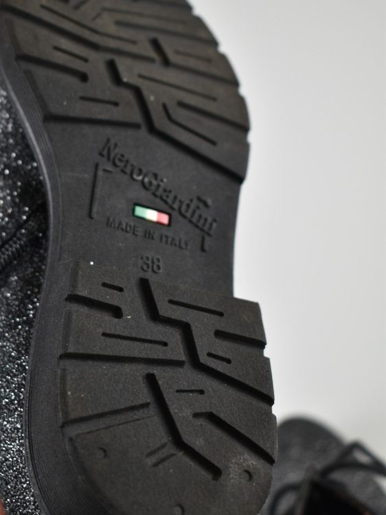Nero Giardini Boots Gr.38, Schwarz/Glitzer - 2ND STORY