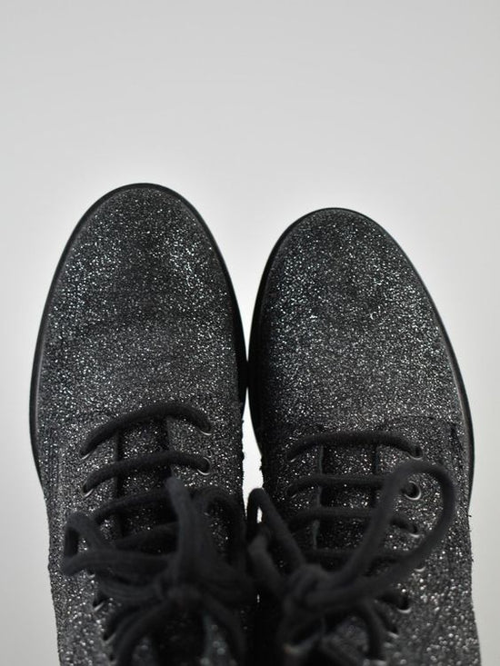 Nero Giardini Boots Gr.38, Schwarz/Glitzer - 2ND STORY