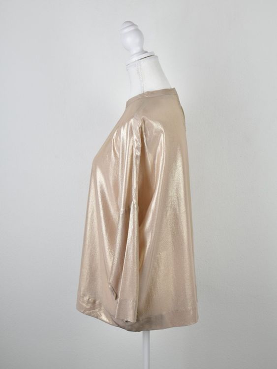 Nice Connection Bluse, gold, 100% Seide, Gr.40 - Bluse - 2ND STORY