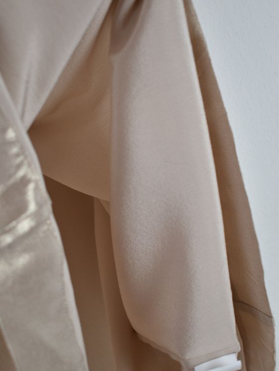 Nice Connection Bluse, gold, 100% Seide, Gr.40 - Bluse - 2ND STORY